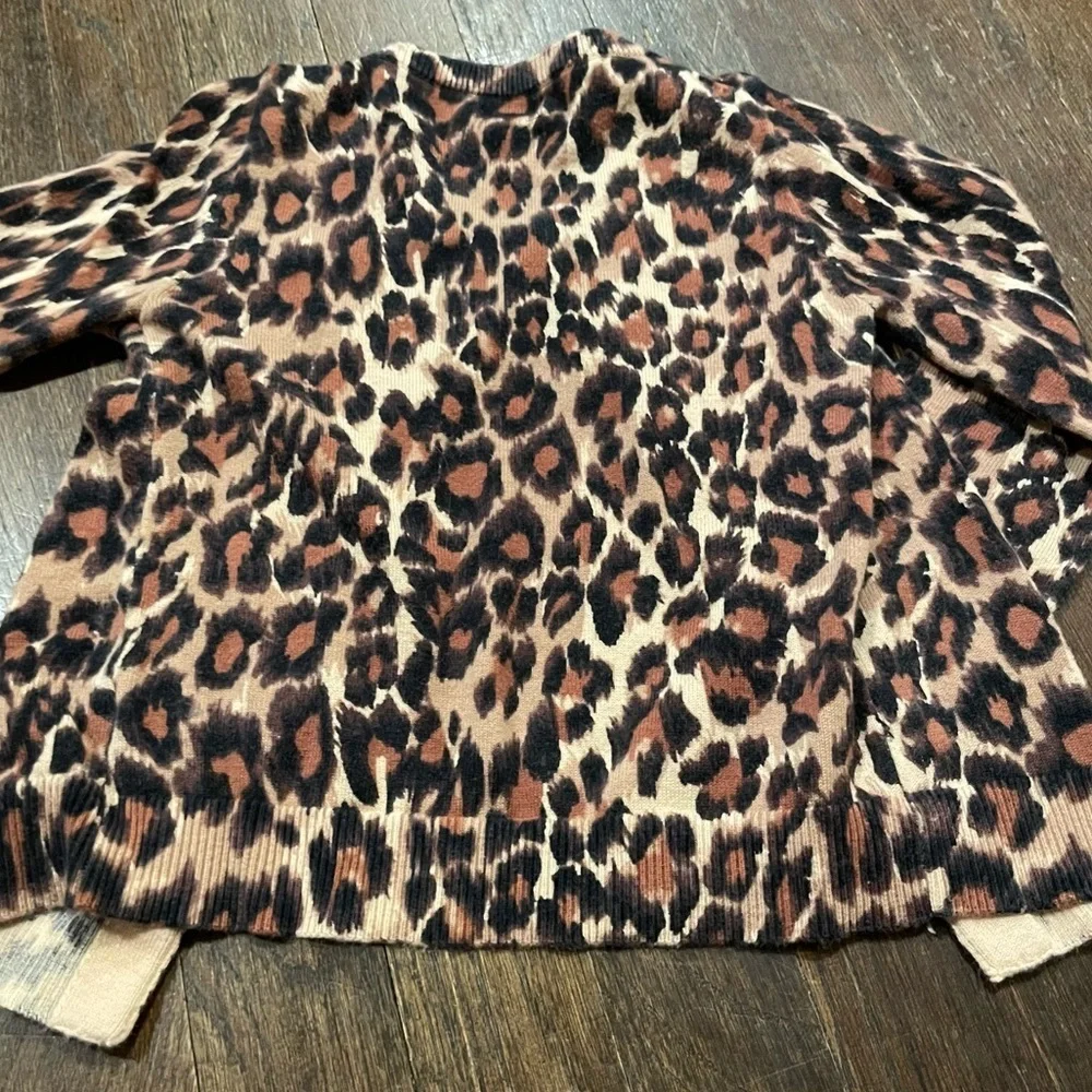 Gap Cheetah print cardigan sz 5 🐆🖤✨